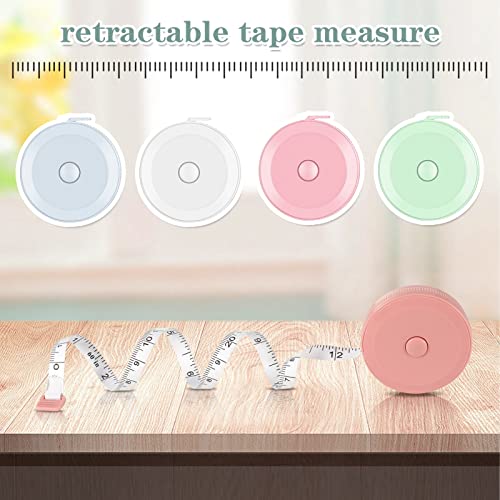 5 Pack Body Measuring Tape,Measuring Tape Retractable Double-Scale 60 Inch Soft Fabric Tape Measure For Body For Metric Tape Measure Sewing Craft Cloth Tape Measure #TOP5