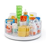 YouCopia Crazy Susan Lazy Susan - Organizador, Color Blanco