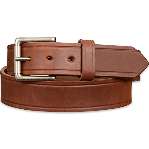 Bullhide Belts Mens Leather Belt for Casual, Dress, 1.50
