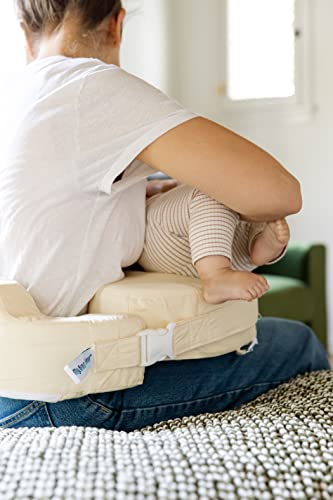 My Brest Friend Original Nursing Posture Pillow With Organic Cotton Slipcover, Cream #TOP5