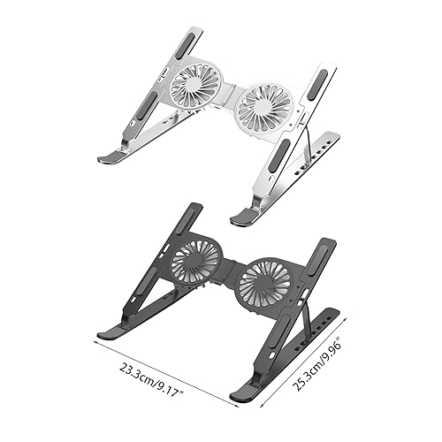 Support ordinateur portable ventilateur refroidissement RVB Morain pliable réglable