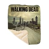The Walking Dead Season 1 Key Art Sherpa Blanket