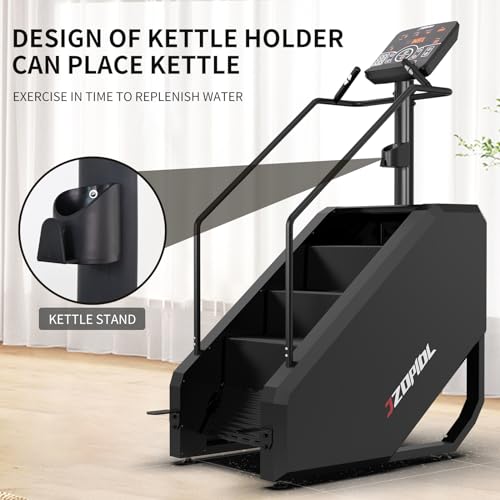 Image of Stair Machine, Commercial Grade Stepmill Machine, Stair Stepper with LCD Screen, Cardio and Lower Body Workouts, 450LBS, 15-164 Steps /Minute