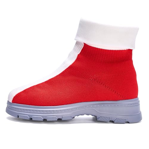 Red Shoes for Boys Girls Fashion Shoes Walking Running Shoes Costume Gift Shoes2