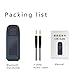 USB Bluetooth 5.0 Wireless Adapter, Wireless Audio Transmitter Receiver with 3.5mm Aux Cable Hands Free Car Kit Car Adapter for Car Aux, Home Stereo, Headphones, PC, TV and More