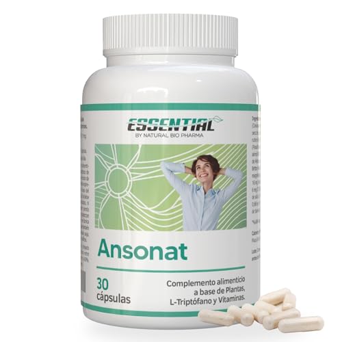Pastillas para Dormir. Antiestrés con Triptófano Reductor de Ansiedad. Refuerzo para Dejar de Fumar con Pasiflora y Vitamina B6. Ayuda a Adelgazar