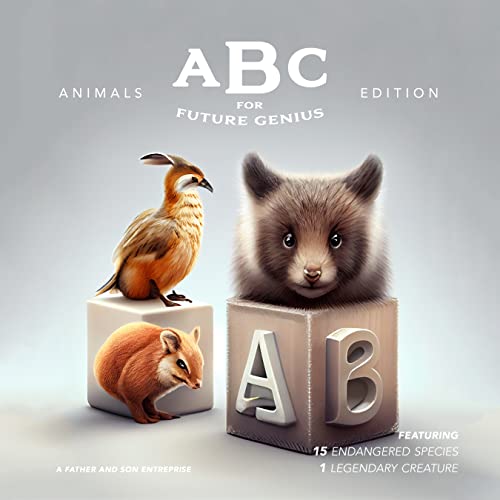 ABC for Future Genius: Animals Edition (English Edition)