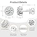 Delzzad Moissanite Earrings for Men, Solid S925 Sterling Silver and 18K Golden Plated Halo Stud Earrings for Women Valentine's Day Mother's Day - D Color VVS1 Hypoallergenic Dainty Moissanite Jewelry for Sensitive Ear, 6.5mm(1ct*2)