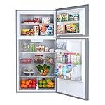 Kenmore 33 in. 20.5 cu. ft. Capacity Refrigerator/Freezer with Full-Width Adjustable Glass Shelving, Humidity Control Crispers, ENERGY STAR Certified, Fingerprint Resistant Stainless Steel - Image 3