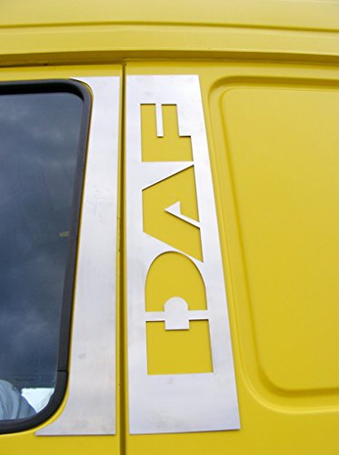 Set von 4?PCS. T?r S?ulen Edelstahl poliert Cover f?r DAF XF 95?105?106?Truck Trucker Serie Dekoration Kabine Zubeh?r