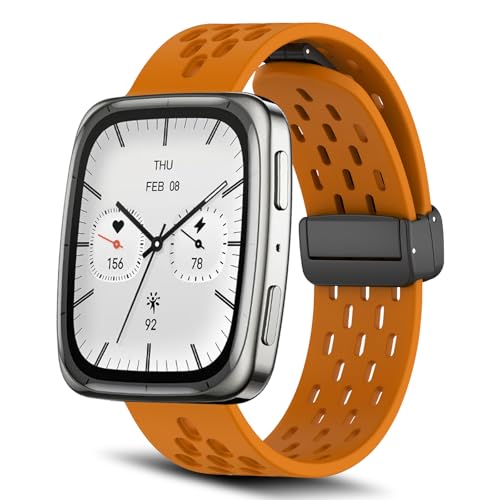 [RoSoki] 20mm �o���h Amazfit Active 2 Square/Amazfit Active 2 /Active/GTR Mini/GTS 4 /GTS 4 Mini/Bip 3 /Bip 3 Pro �Ή� �V���R���� �}�O�l�b�g�t�� 