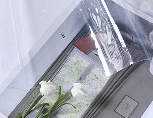 Wellcolor Clear Shower Curtain Liner 72 X 75 Inch, Peva Heavy Duty Shower Liner With 3 Weights, Transparent, 100% Waterproof #TOP2