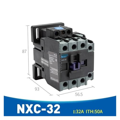 Contacteur de puissance NXC-32 220V AC relais électromagnétique 32A - 3