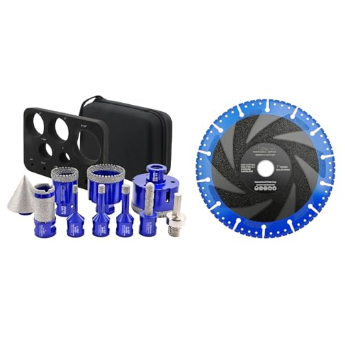 Kit de Brocas de Diamante para Azulejos y Mármol 10 pzas miniatura 1
