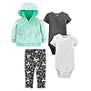 Simple Joys by Carter's Baby Girls' 4-Piece Jacket, Pant, and Bodysuit Set