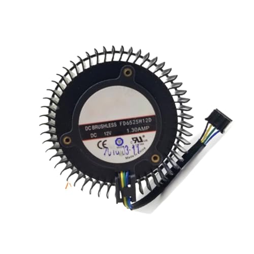 65MM FD6525H12D Graphics Card Cooling Fan DC12V 1.3A 4Lines Video Card Cooler for AMD Radeon R9 270 270X