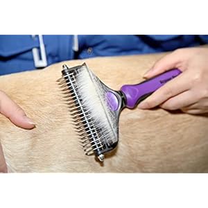 Maxpower Planet Dog Brush Cat Brush  Pets Deshedding Brush Dog Grooming Rake  2 Sided Pet Grooming Tool  Dog Undercoat Rake  Dog Rake Brush  Effectively Reduces Shedding by Up to 95 Large Size  Cucciolini Doodles Maxpower planet dog brush cat brush  pets deshedding brush dog grooming rake  2 sided pet grooming tool  dog undercoat rake  dog rake brush  effectively reduces shedding by up to 95 large size   cucciolini doodles