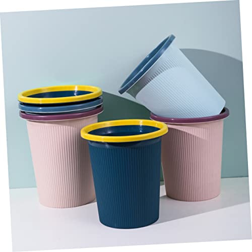 Caneca de basura plástica rectangular azul oscuro 2 unidades miniatura 6