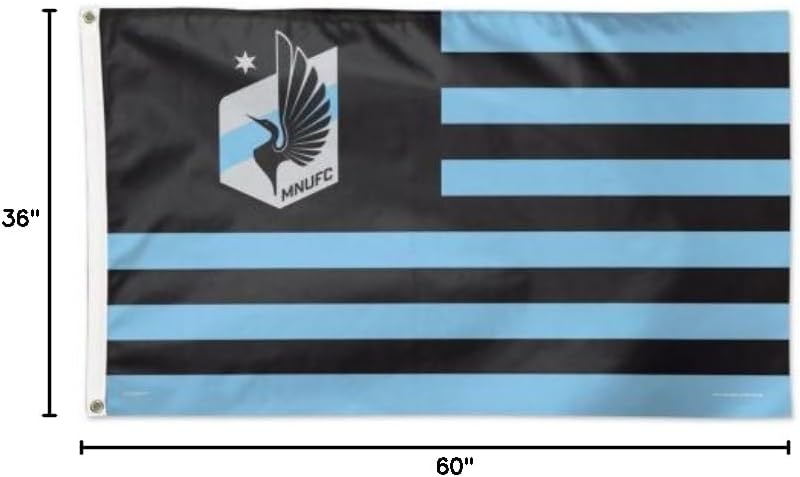 WinCraft Minnesota FC American Flag 3 x 5 Foot