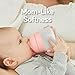 Nanobébé Flexy Silicone Baby Bottle, Anti-Colic, Natural Feel, Non-Collapsing Nipple, Non-Tip Stable Base, Easy to Clean 2-Pack, Sage, 5 oz