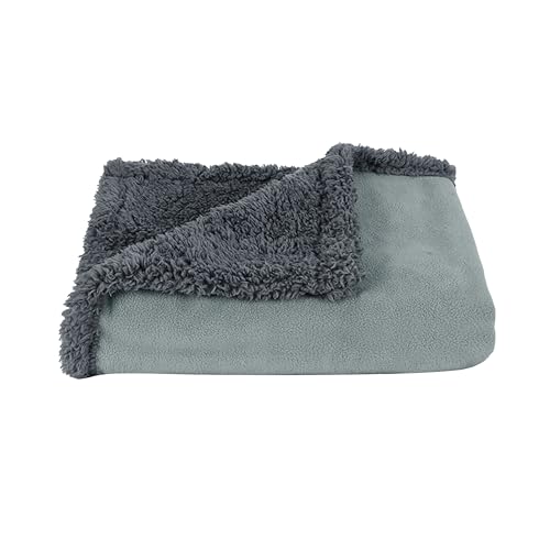 Pawsee Manta para Perro Impermeable, Lavable Cama para Perro de Felpa y Antideslizante Impermeable con Suave Sherpa para Perro Manta para Mascotas