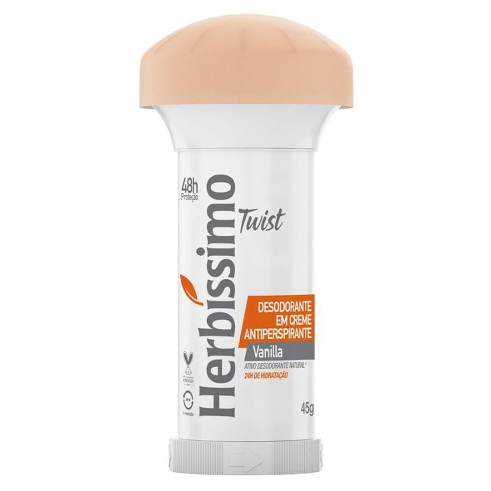 Desodorante Creme Twist Herbíssimo Vanilla 48h - 45g