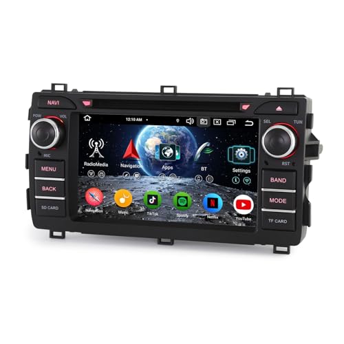 ✪【Compatibilità】2DIN Autoradio bluetooth per Toyota Auris 2 E180 (2013-2015), Auris Hybrid (2013-2017) e Auris Touring Sports (2013-2017). Nota: 1. Controllare la cornice frontale: 230 mm (in alto) × 115 mm (H) × 225 mm (in basso). 2. Se il modello Auris di fascia alta è dotato di una telecamera di retromarcia originale o di un amplificatore JBL, ordinare il cablaggio opzionale e il CANBus JBL01 per l'installazione. 3. Se il dispositivo non è compatibile con i modelli Auris precedenti (2007-2012) con pannello frontale 243 × 122 × 233 mm, consigliamo l'alternativa ES6517A (ASIN: B09W23VTXL).
