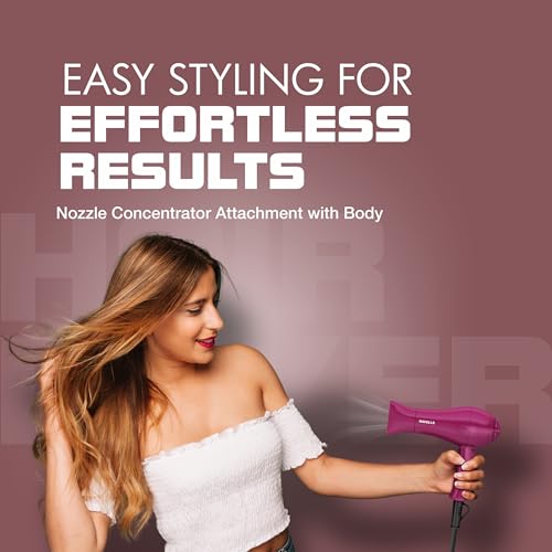 Havells 1000 Watt Foldable Hair Dryer; 2 Heat Settings (Hot/Warm), Heat Balance Technology | Purple | Your Perfect Blow Dry Companion For Effortless Hair Styling | Hd1810 7 41 yIbPajnL