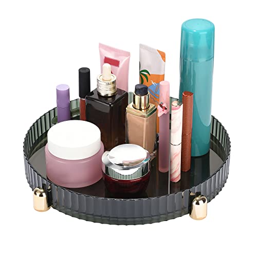 Bandeja giratoria de Especias, Organizador de Cuarto de baño, Placa de joyería, Organizador Antideslizante, Bandeja giratoria para Armario, Cocina, para Armario, Especias, Joyas, cosméticos Cover
