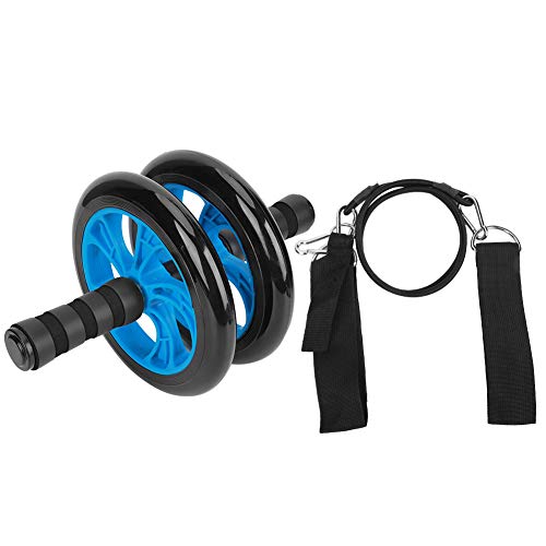 Rodillo abdominal para fitness Quality Fitness con correa, mango ergonómico de espuma y núcleo de acero reforzado, entrenador abdominal desmontable para gimnasio en casa y viaje miniatura 7