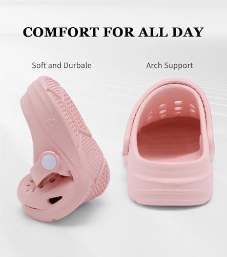 Image of Kids Girls Boys Clogs Garden Shoes Toddler Slip on Sandals Children Water Shower Beach Pool Slippers