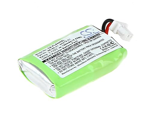 Eotdoo Batterie de rechange 140 mAh pour Plantronics CS540, CS540A, Savi CS540, Savi CS540A, numéro de pièce : 84479-01, 86180-01