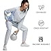 HOTSUIT Sauna Suit for Women Sweat Suits Sauna Jacket Pants Gym Workout Lightweight Anti Torn Full Body, White, 3XL