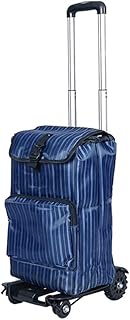 koszyk na kółkach Przenośne Zakupy Wózek 360 ° Obroty Narzędzia Koszyk Maksymalny obciążenie 330 funtów do zakupów Urząd obsługi ładunków wózki na zakupy dla kobiet (Color : A)