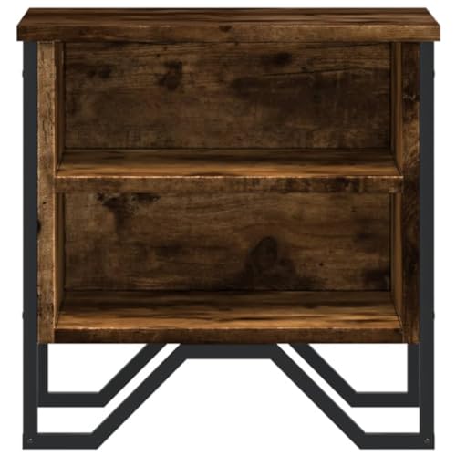 Table de chevet industriel avec rangement en métal lot de 2 tables de nuit