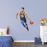Fathead NBA Golden State Warriors Steph Curry Steph Curry- Officially Licensed Removable Wall Decal,...