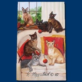 Cats - Bolígrafo roller tinta negra