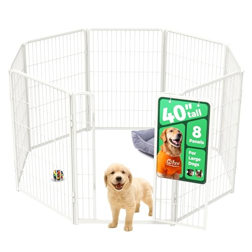 FXW Homeplus Enclos Chiens Intérieur 40" H 8 Panneaux