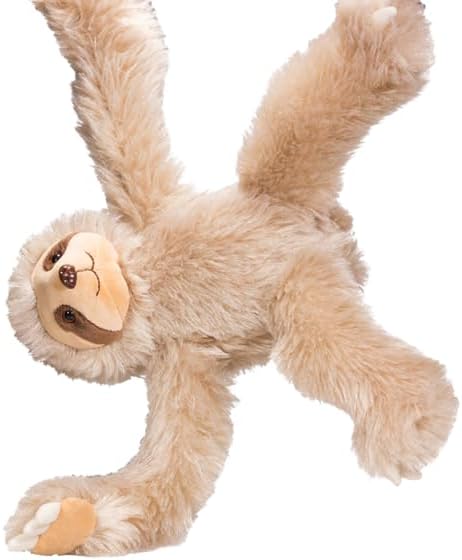 Miniatura 7 de Speedy The Sloth Animal de peluche de 16 pulgadas para niños, adorable y seguro, almohada de felpa para un amigo perezoso, regalo de peluche para
