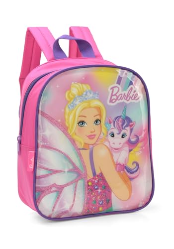 Mochila Infantil, Barbie Petit, P, Roxo, Luxcel