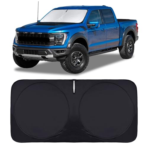 Image of Windshield Sun Shade for Ford F150 F-150 2015-2024 2025 2026 Sunshade