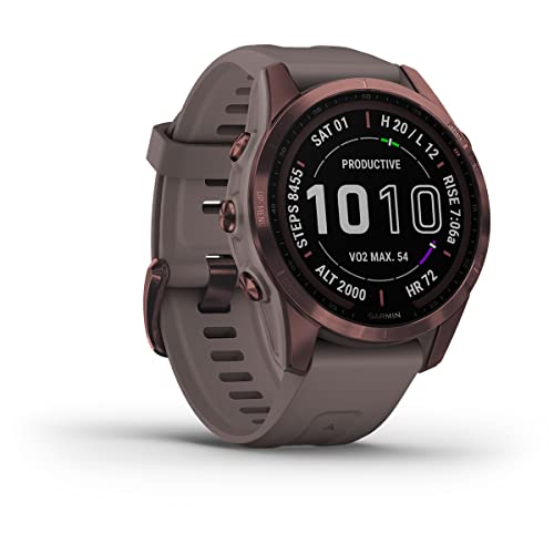 Garmin Fenix 7S Sapphire Solar - Bronce Titanio