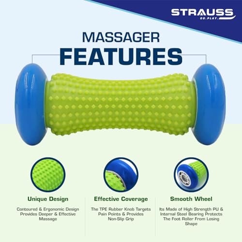 STRAUSS Foot/Hand Massage Roller with Wheels - Image 3