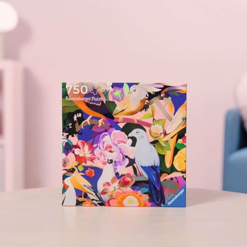 Puzzle 750 pièces : Art & Soul : Observation des oiseaux Ravensburger France - vue 4