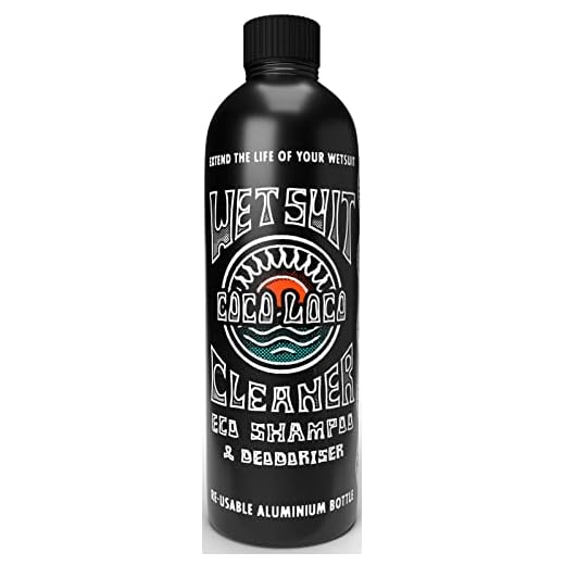 Dirtbusters Coco Loco Konzentriertes Reinigungs- und Desodorierungsshampoo für Neopren und Neoprenbekleidung - Tauchen/Surfen/Schwimmen - mit Eukalyptusduft - 250 ml (1)