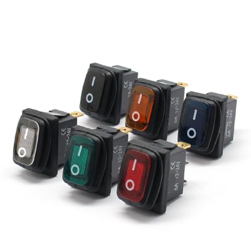 Interruptor basculante de 12V que soluciona fallos de encendido en tableros de coches y motos