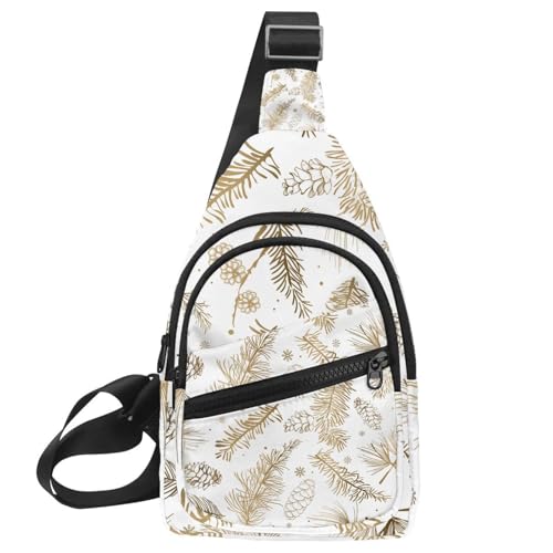 Sac à bandoulière multicolore premium - Sac à dos ergonomique et compact de style doré