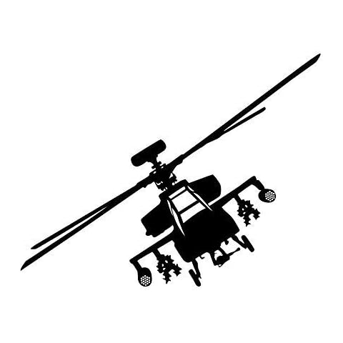 Army Military Helicopter Silhouette Wall Decal Art Decor Sticker Livingroom Background Home Decoration Vinyl Mural 75x58cm Cover