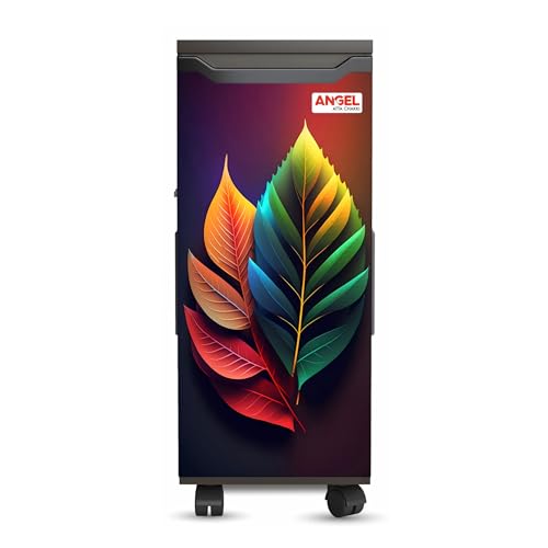 Image of Rainbow Leaf Flour Mill,1 HP Atta chakki, Atta Maker,Fully Automatic Domestic Ghar Ghanti for Home, Grinding Grains with Standard Accessories,Energy Saving (Vibrant)