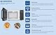Daewoo MD-FC206GB 2-in-1 Mikrowelle mit Grill, 20 L, 700 W Mikrowellen, 800 W Grill, 8 Automatikprogramme, 5 Leistungsstufen, Timer, Schwarz